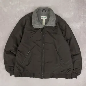 MEN'S VINTAGE L.L.BEAN WARM-UP BOMBER JACKET - LARGE