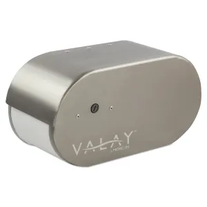 Morcon Morsoft Metal Small Core Tissue Dispenser, 4.75" X 12.5" X 6.5", Silver - MORM1007