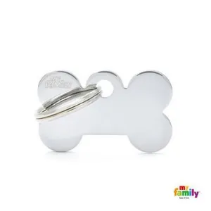 MyFamily Basic Collection Bone Tag Chromed Brass