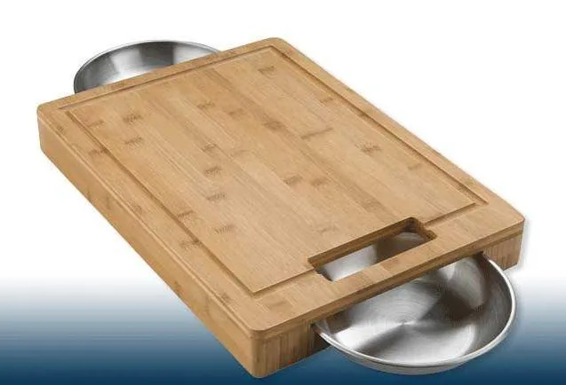 Napoleon PRO Cutting Board with SS Bowls