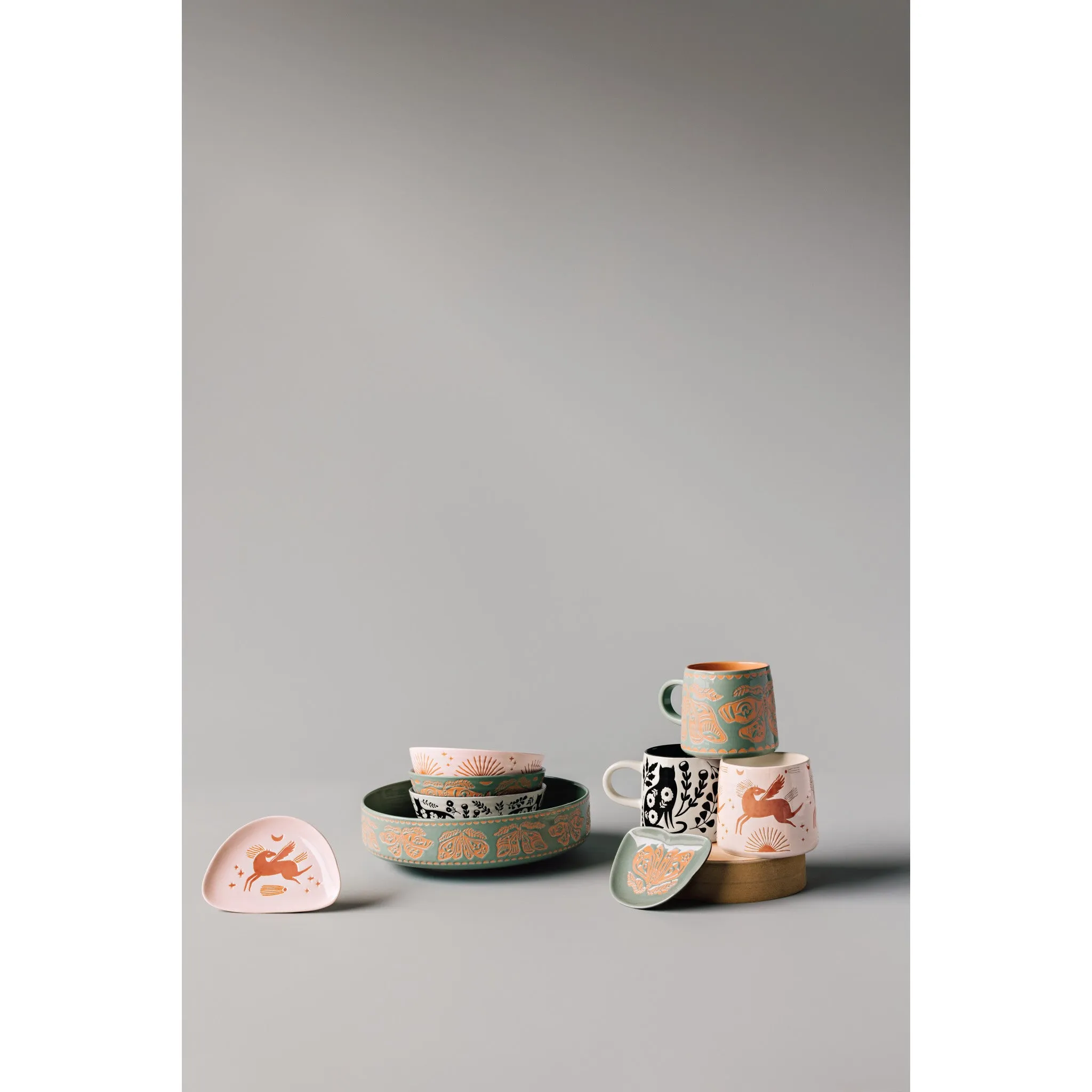 Nocturna Imprint Serving Bowl