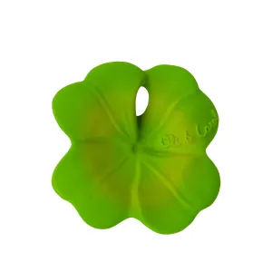 Oli & Carol Natural Rubber Chewy-to-Go Mini Teether - Eli the Clover