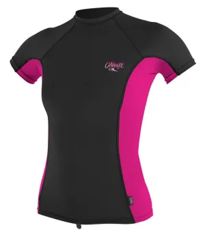 O'Neill womens rash top - black berry