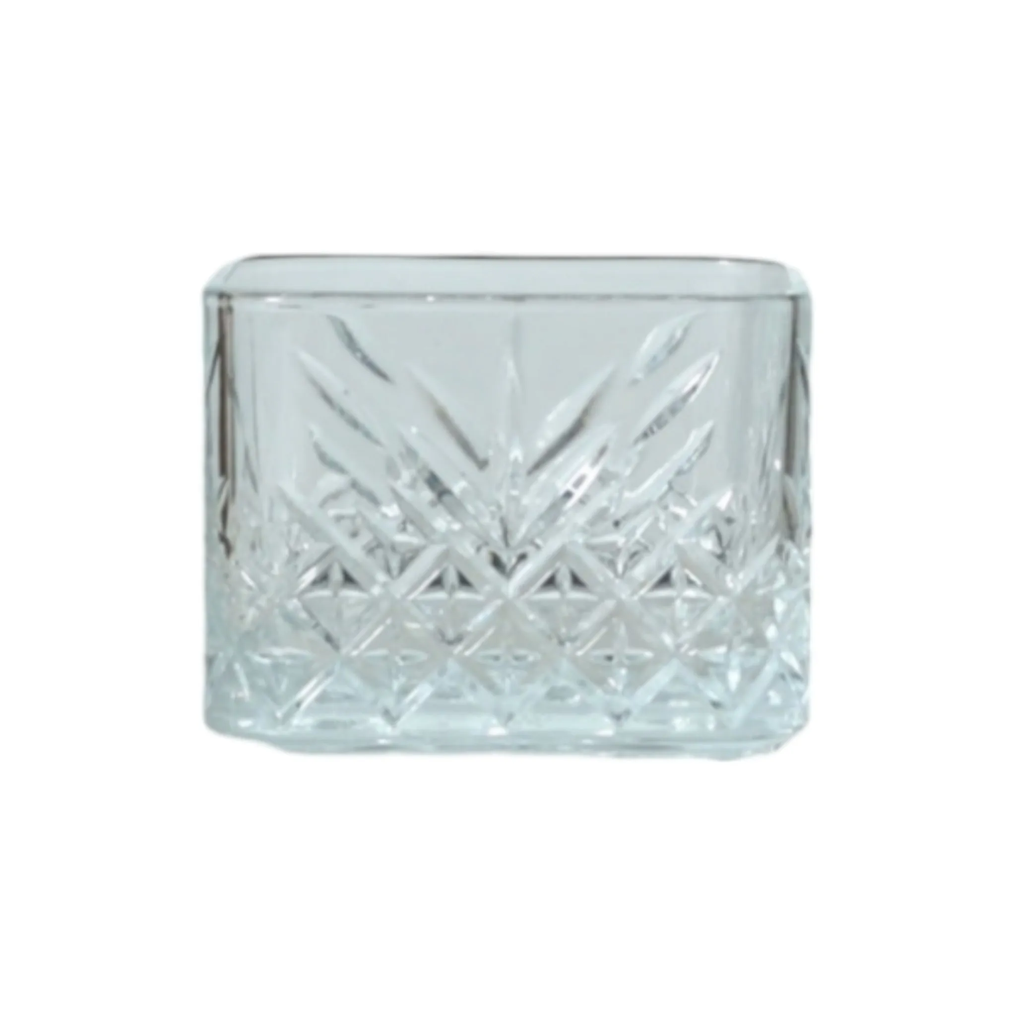 Pasabahce Timeless Glass Dessert Bowl Square 235ml 4pack