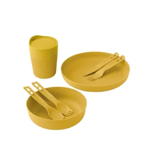 Passage 1 Person Dinnerware Set (7 Piece) - Yellow