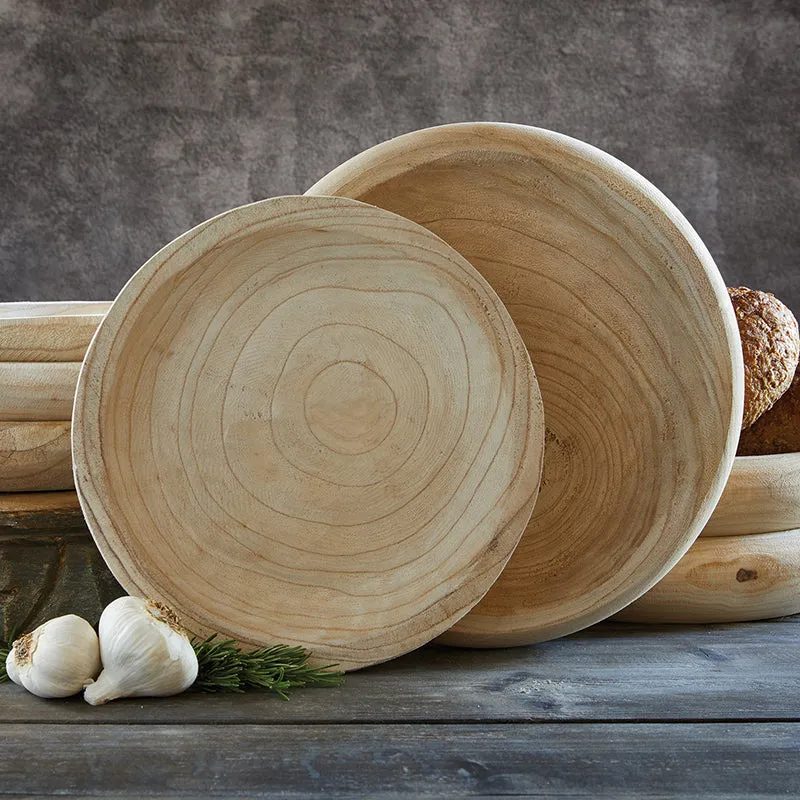 Paulownia Wood Display Bowl
