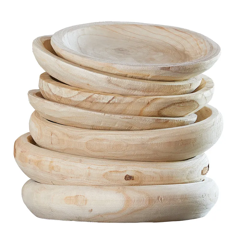 Paulownia Wood Display Bowl
