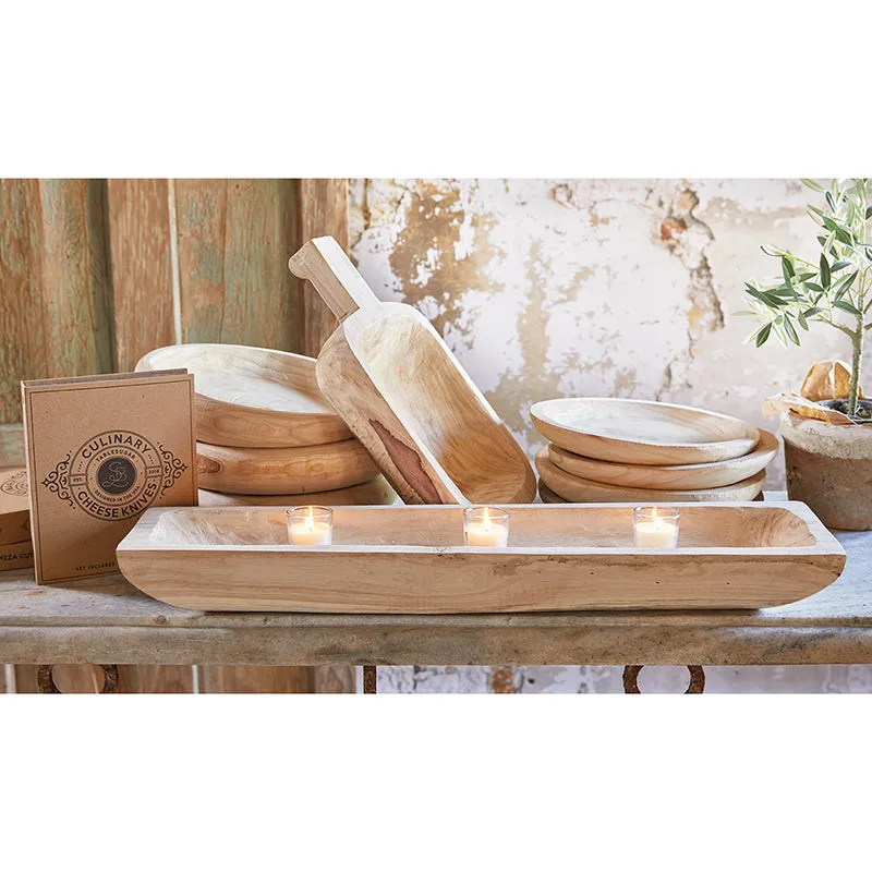 Paulownia Wood Display Bowl