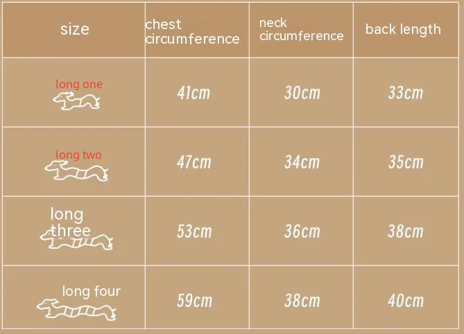 Pet Base Coat Dachshund Dog Clothing