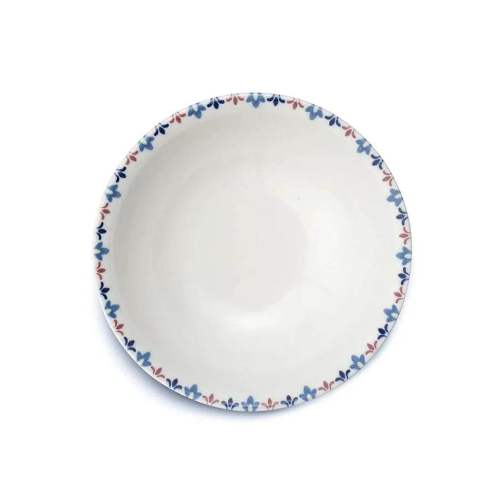 Porcelain Soup - Cereal Bowls Set of 4 Pebble Lily 18cm