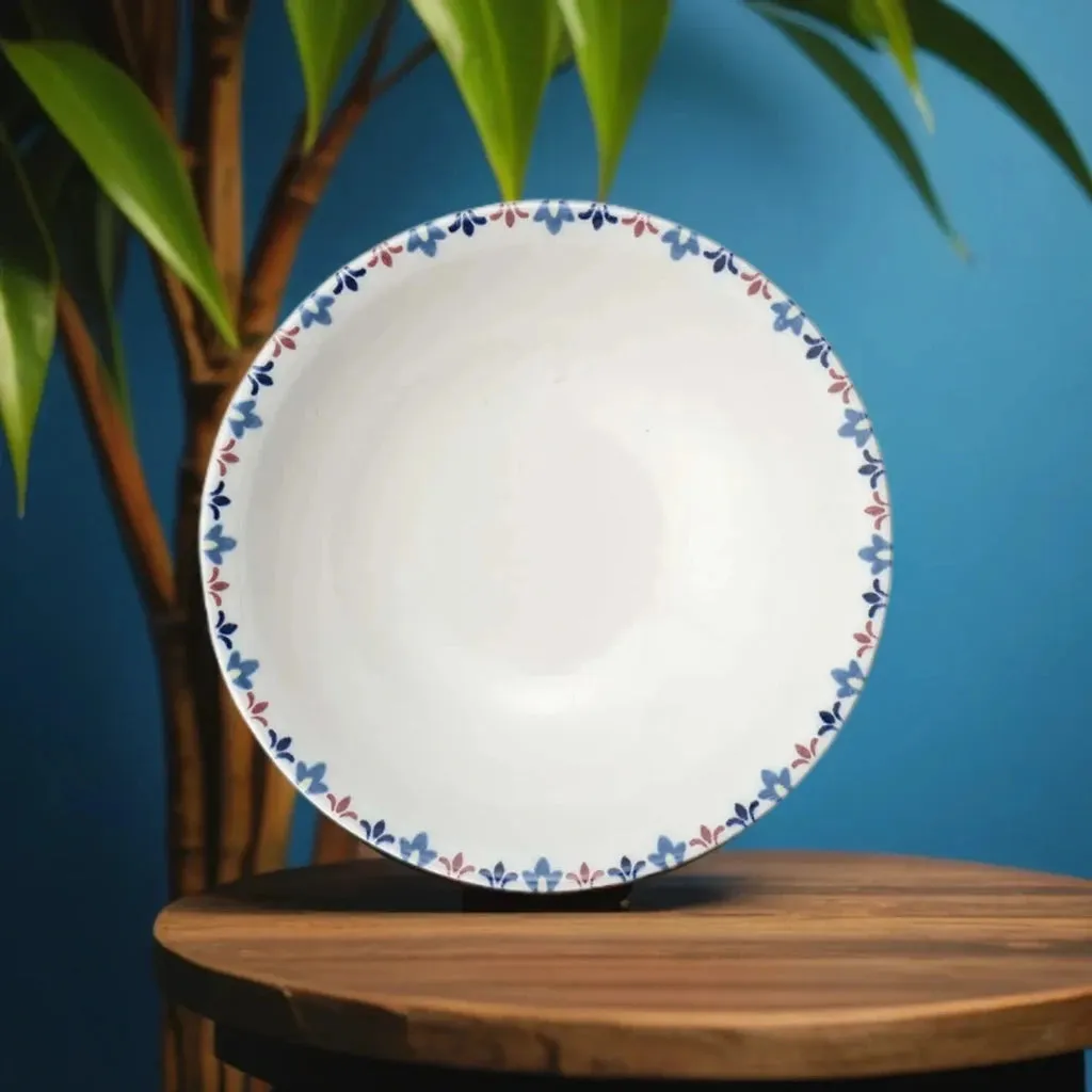 Porcelain Soup - Cereal Bowls Set of 4 Pebble Lily 18cm