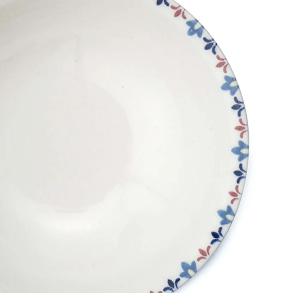 Porcelain Soup - Cereal Bowls Set of 4 Pebble Lily 18cm