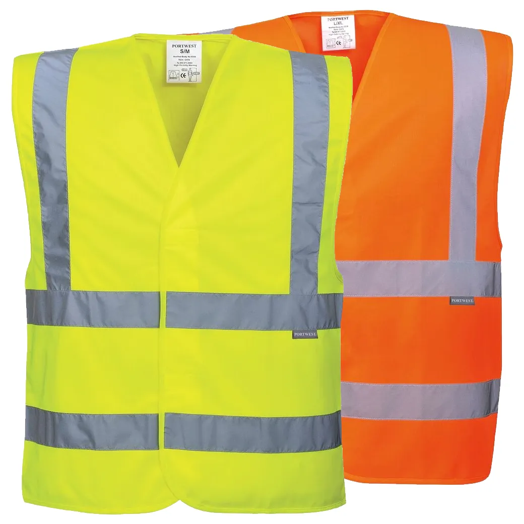 Portwest C470 Hi-Vis Two Band & Brace Vest
