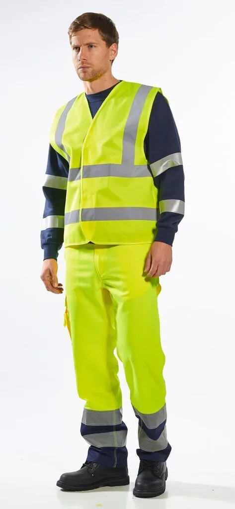 Portwest C470 Hi-Vis Two Band & Brace Vest