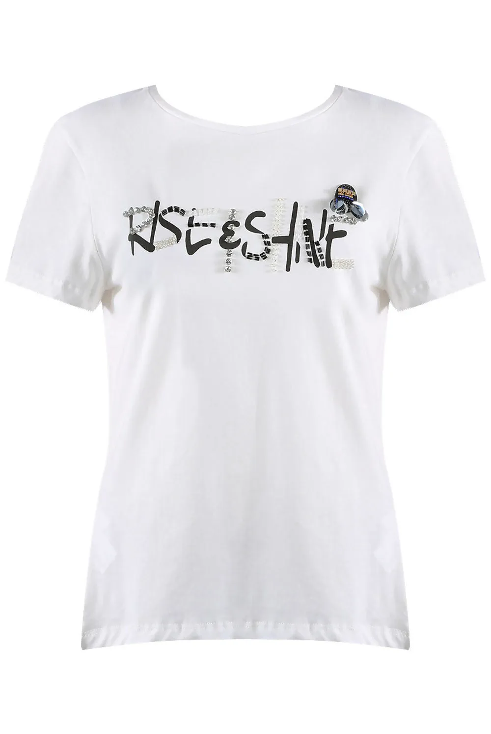 Rise & Shine Gem Trim Tee