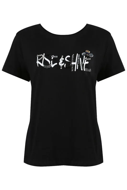 Rise & Shine Gem Trim Tee