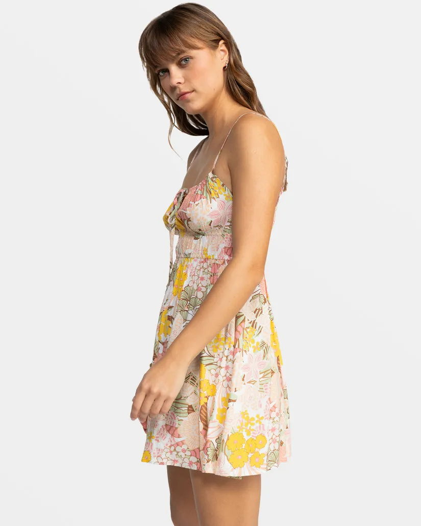 Roxy La Vida Mini Dress-White Viva La Vida