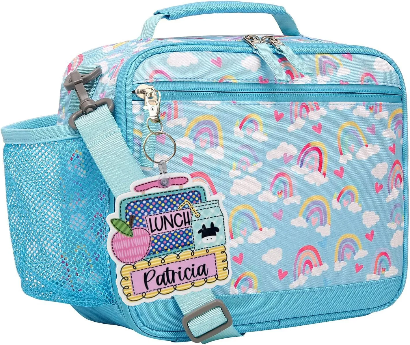 School Lunchbox Name Tags TAGBLUE0520