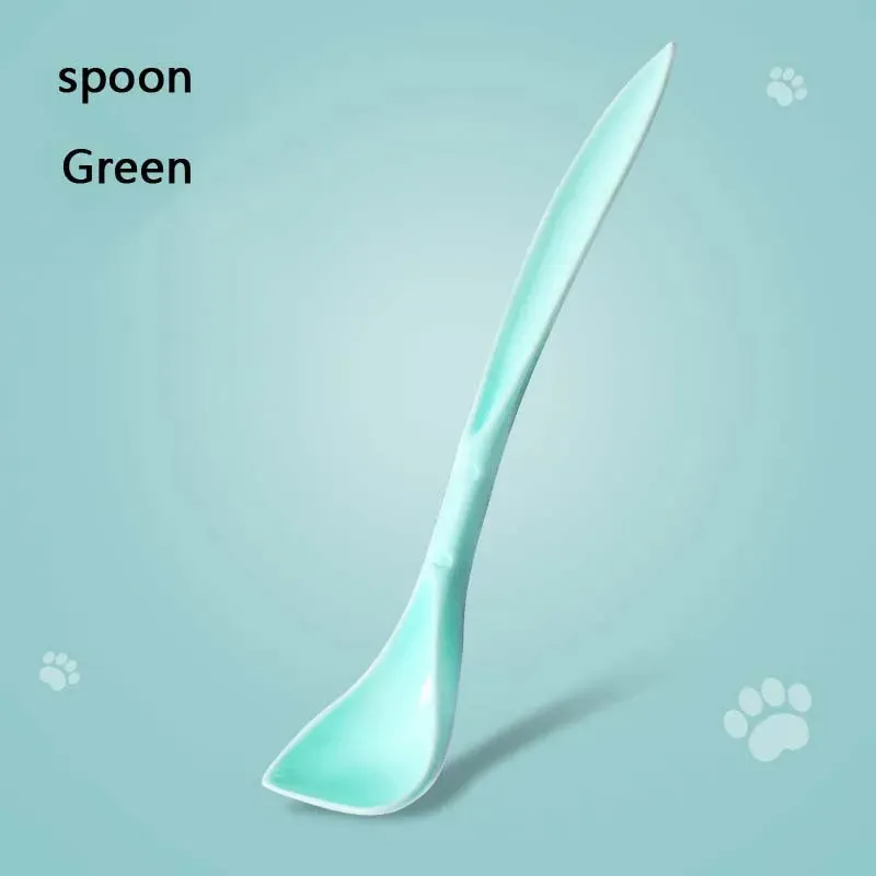 Silicone Pet Food Can Lid with Integrated Spoon