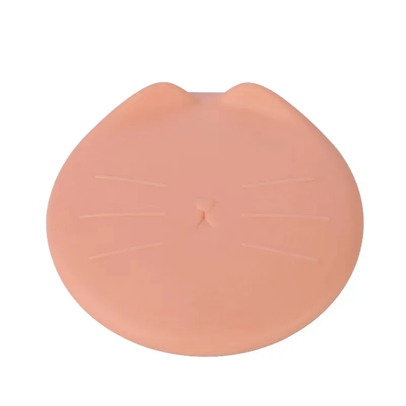 Silicone Pet Food Can Lid with Integrated Spoon