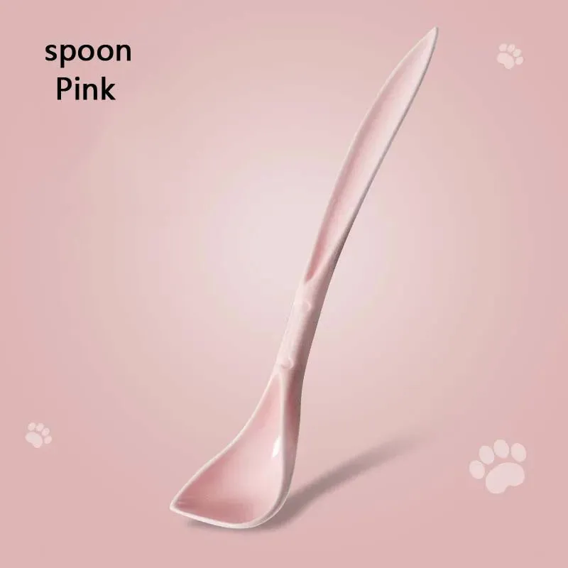 Silicone Pet Food Can Lid with Integrated Spoon