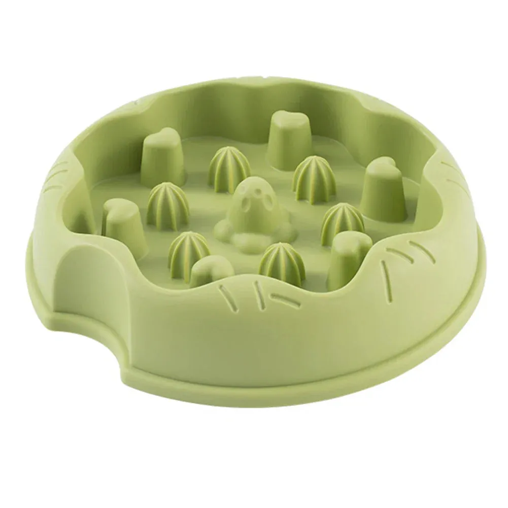 Slow Feeder Cat Bowl - Anti-Gulping, Non-Slip Design