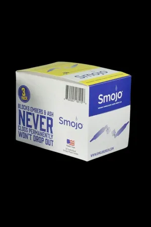 Smojo Permanent Smoking Screens 3-pk, 24/box
