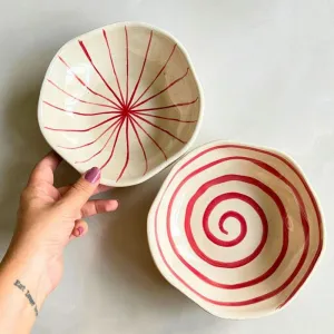 Swirl Seam Serving Bowl (500 ML) - Set of Two