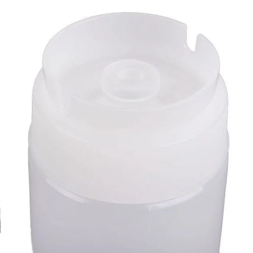 Tablecraft 12SV 12 Ounce Polyethylene InvertaTop Dualway Squeeze Dispensers | Denson CFE