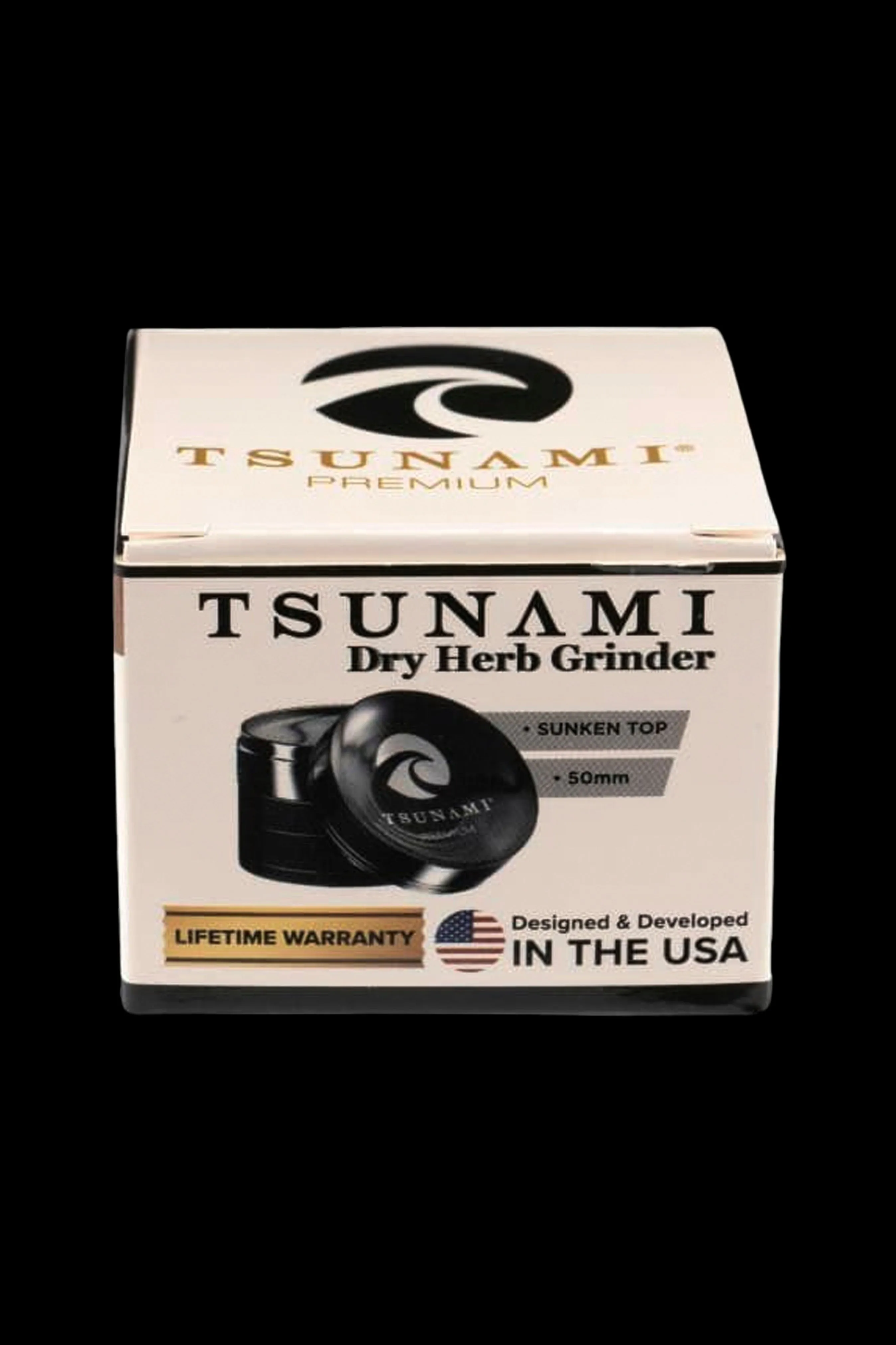 Tsunami Sunken Top 50mm 4-Piece Grinder