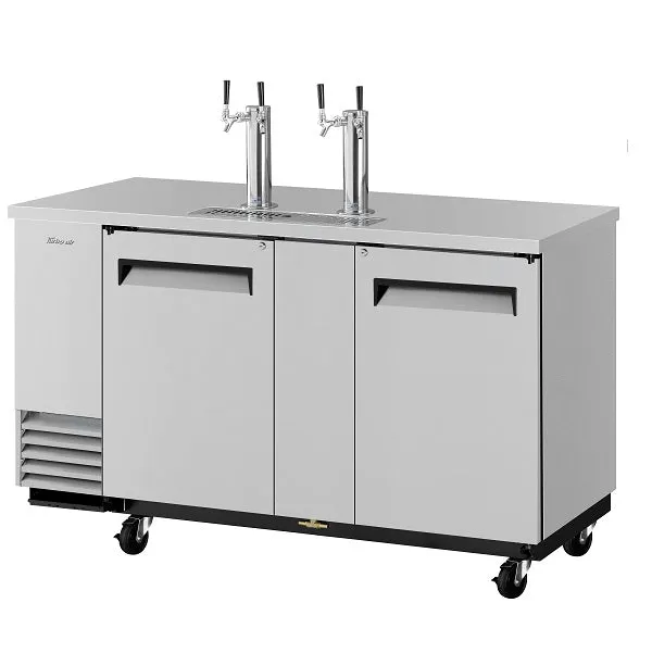 Turbo Air TBD-3SDD-N 69" Double Door Stainless Steel Underbar Beer Dispenser