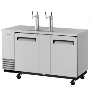 Turbo Air TBD-3SDD-N 69" Double Door Stainless Steel Underbar Beer Dispenser