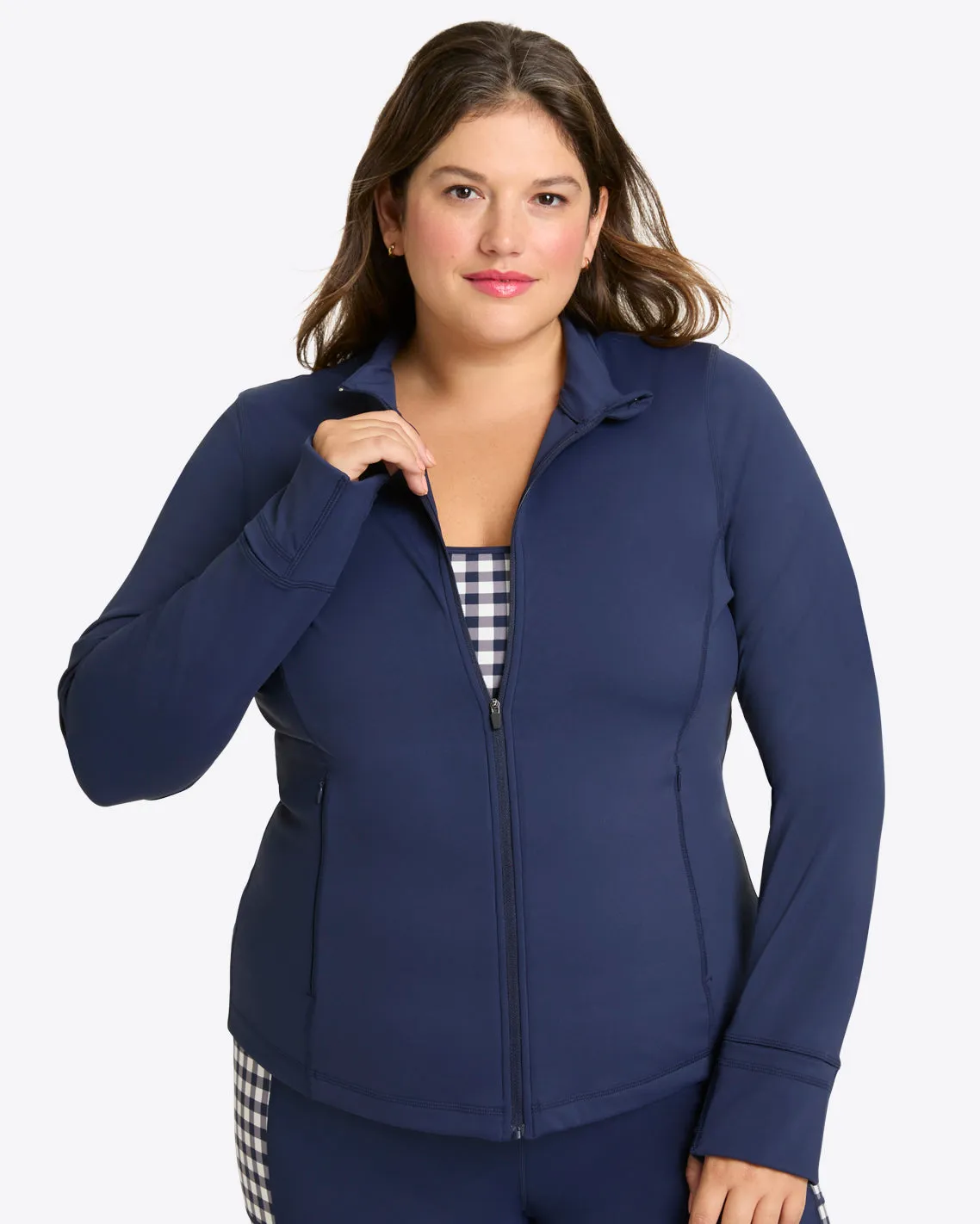 Warm Up Jacket in Navy