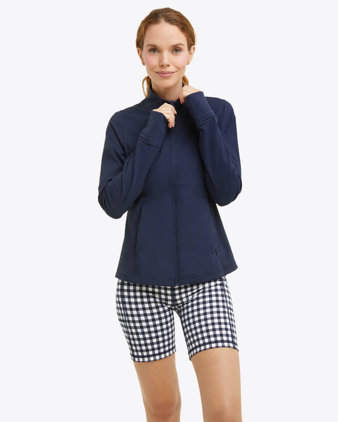 Warm Up Jacket in Navy