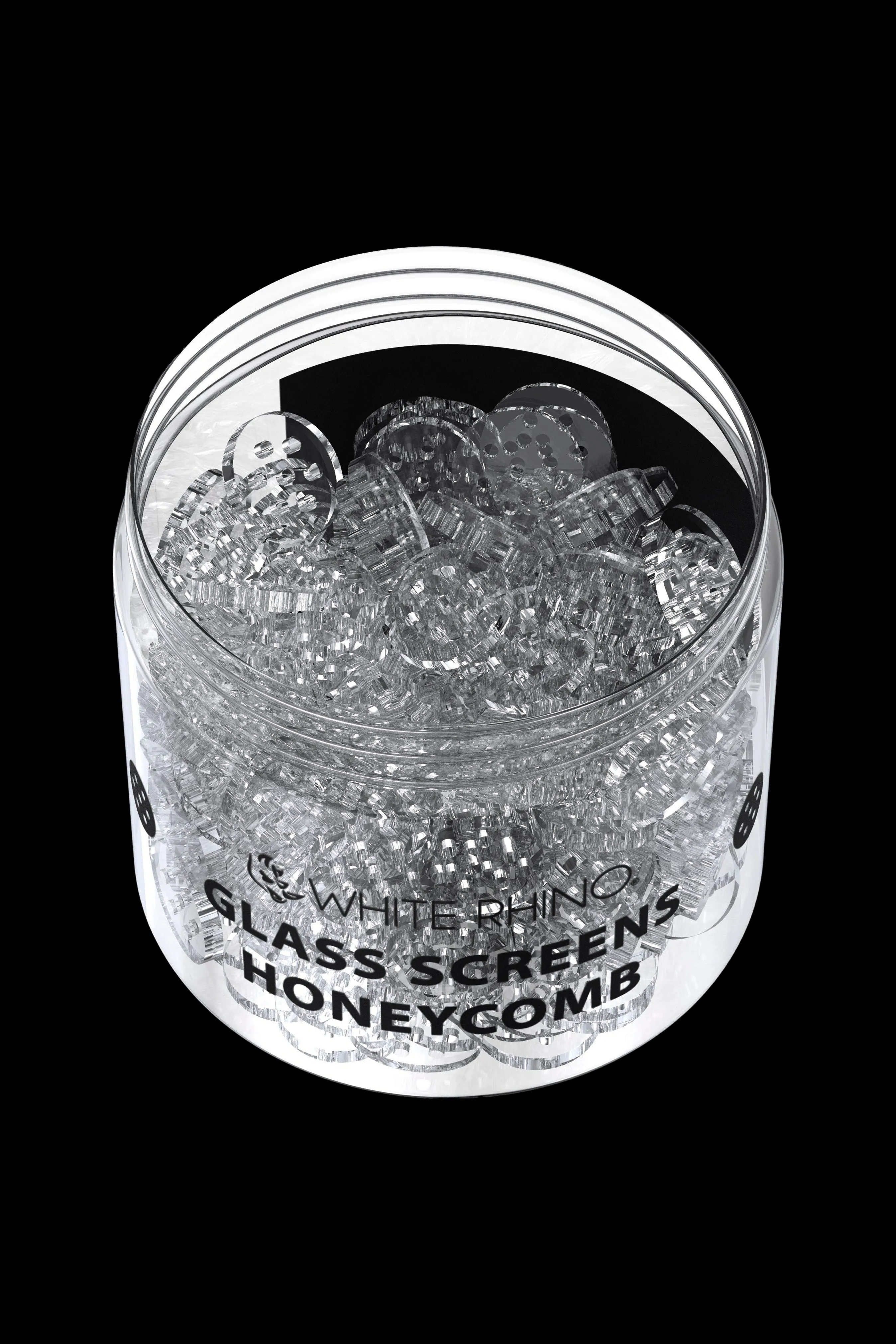 White Rhino Glass Screen Honeycomb - 100ct Tub