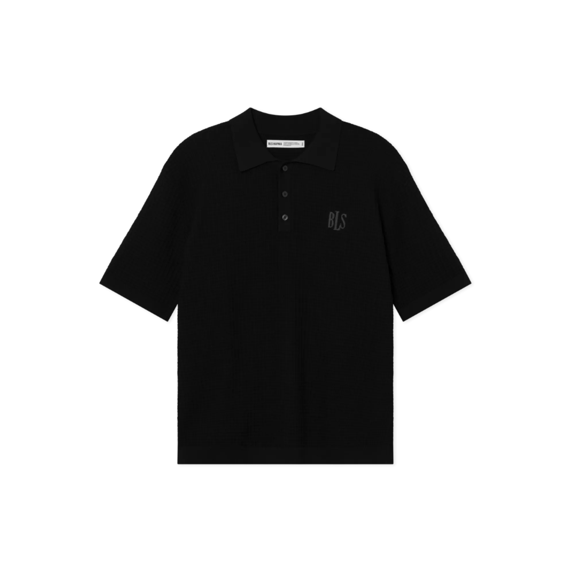 Wilkins Knit Polo - Black