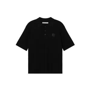 Wilkins Knit Polo - Black