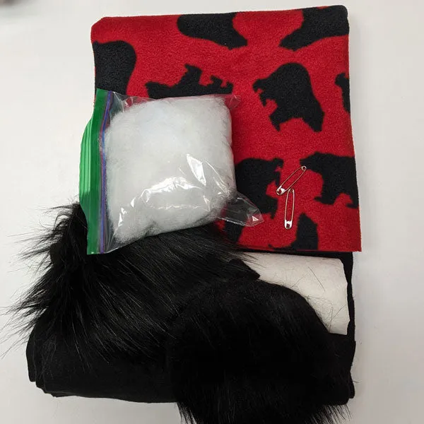 Winter Pom Pom Cap Raw Materials Kit