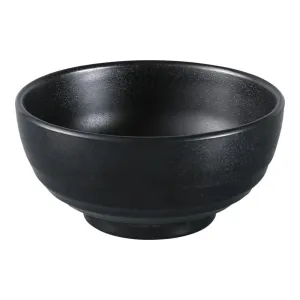 Yanco BP-3007 Black Pearl-2 38 Oz Black Melamine Woodong Noodle Bowl with Matting Finish, Pack of 48
